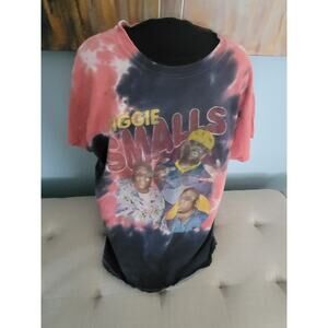 The Notorious B.I.G Tye Dye Vintage Style Faded Print T Shirt Size Large